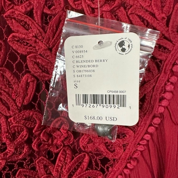 Free People Sunshine Of Love Mini Dress in Blended Berry Wine NWT Size Small - Picture 13 of 17